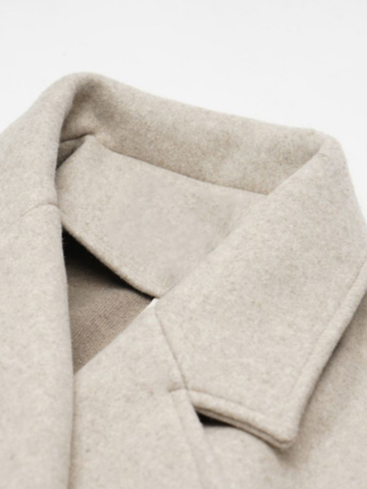 Lautaro-Manteau court en laine - Wool Coat Peacoat avis et prix