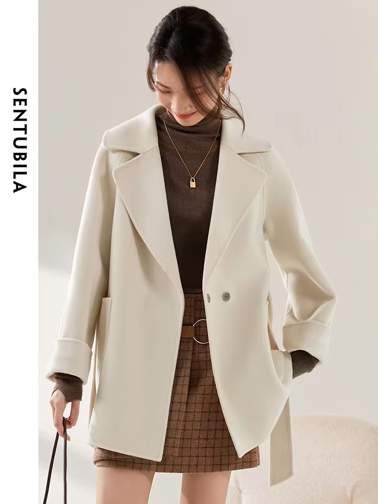 SENTUBILA Manteaux d'hiver en  - Wool Coat Peacoat avis et prix