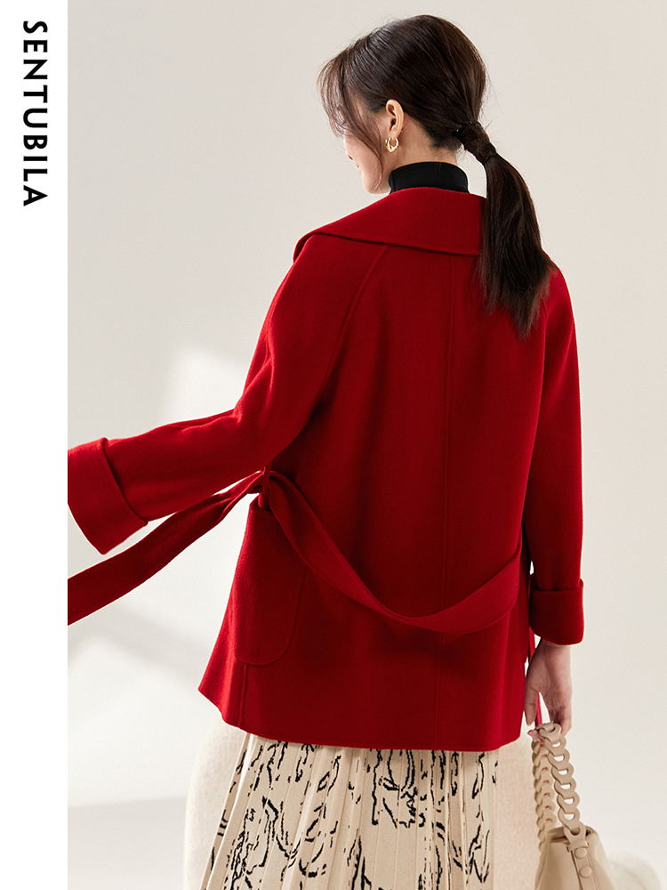 SENTUBILA Manteaux d'hiver en  - Wool Coat Peacoat avis et prix