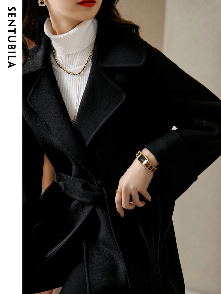 SENTUBILA Manteaux d'hiver en  - Wool Coat Peacoat avis et prix