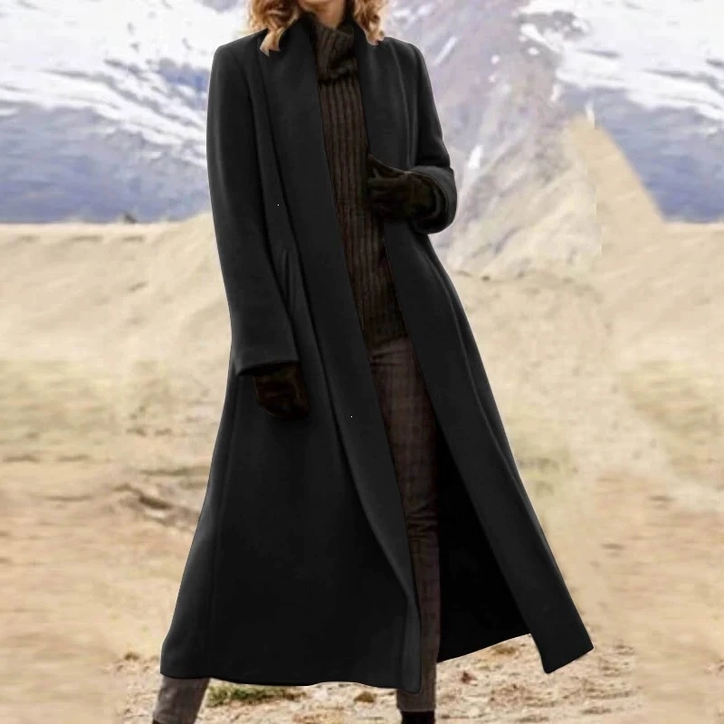 Manteau en laine extra long po - Wool Coat Peacoat avis et prix