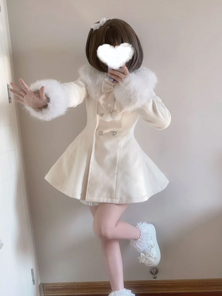 Manteau élégant et mignon pour - Wool Coat Peacoat avis et prix