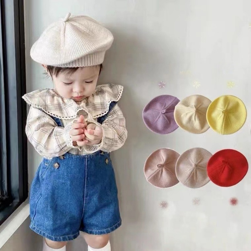 Nouveauté tricoté bébé béret e - Knit Beanie Hat Warm avis et prix