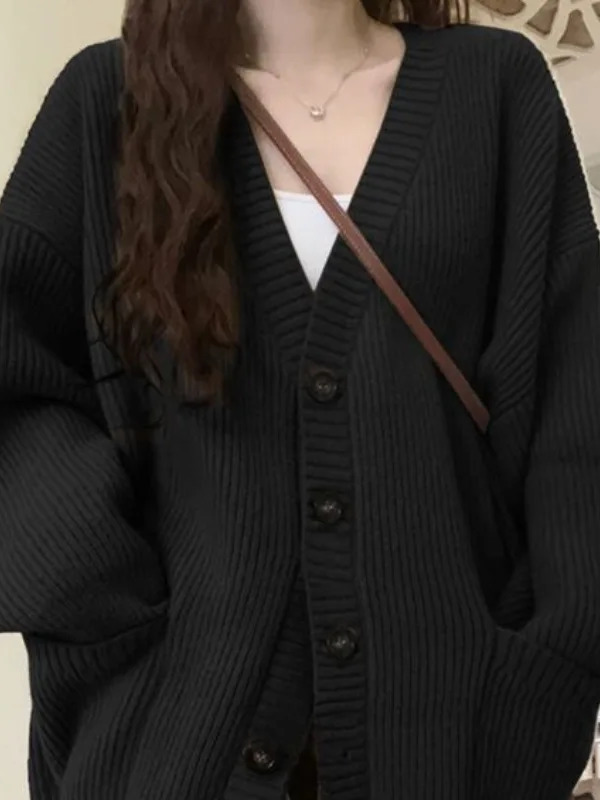 Cardigan ample à manches longu - Wool Coat Peacoat avis et prix