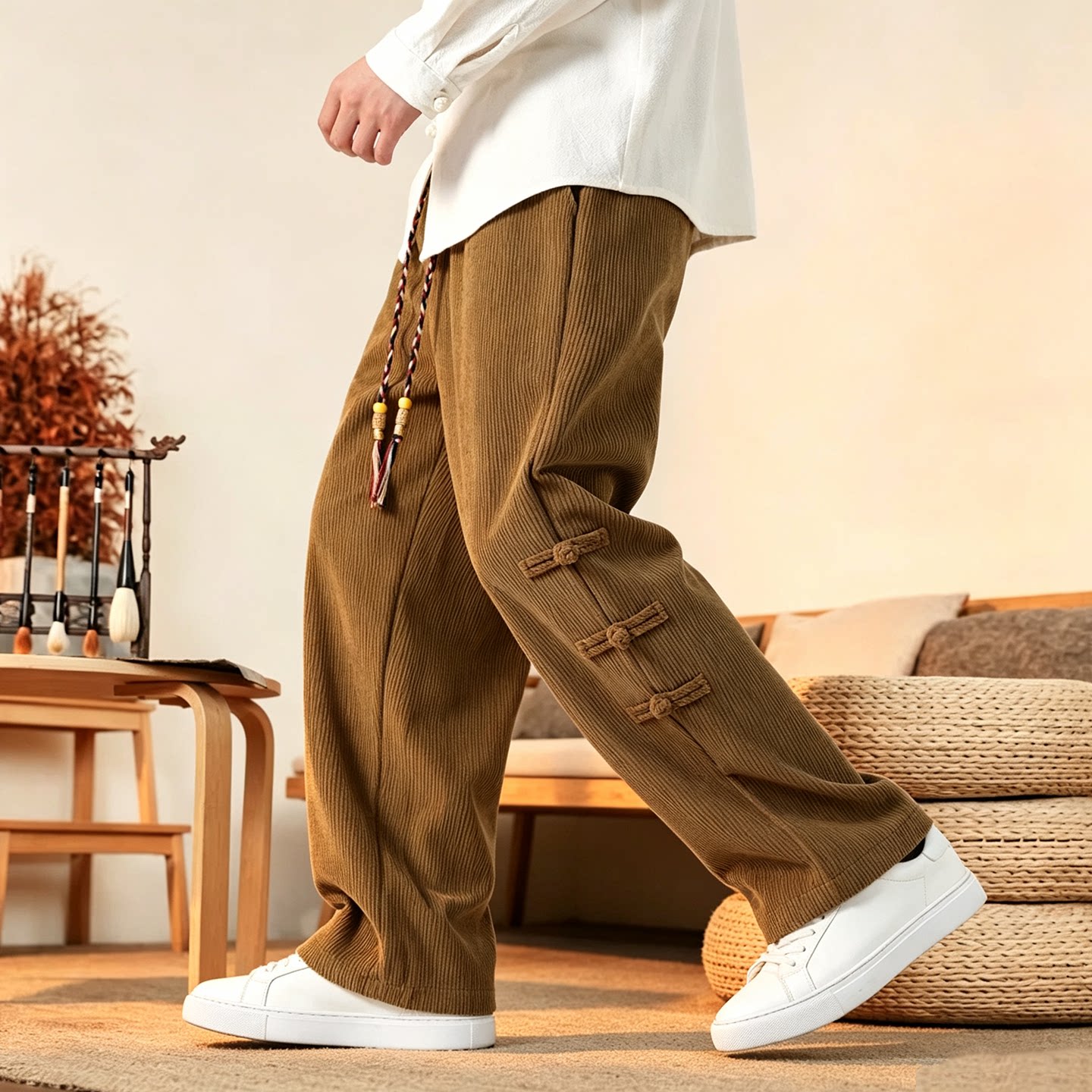 Pantalon homme neuf, automne,  - Corduroy Pant Warm avis et prix