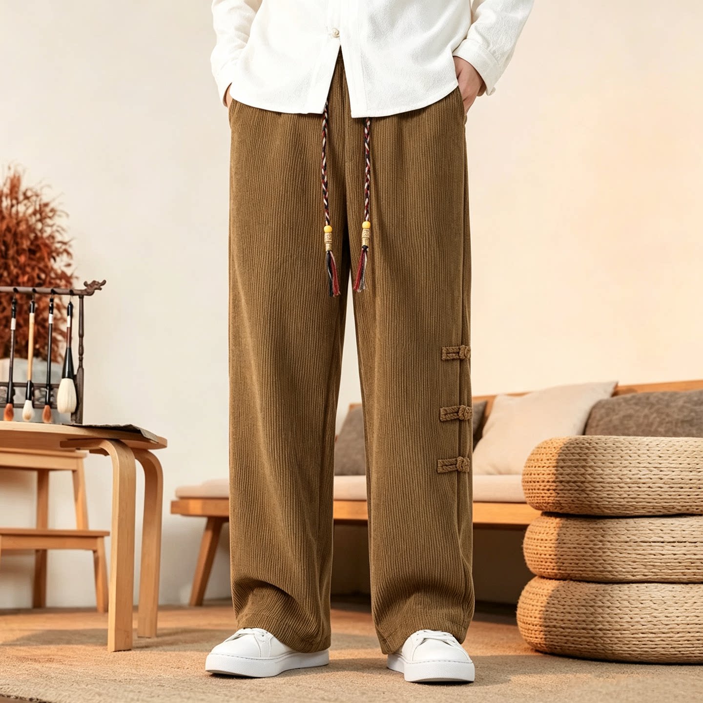 Pantalon homme neuf, automne,  - Corduroy Pant Warm avis et prix